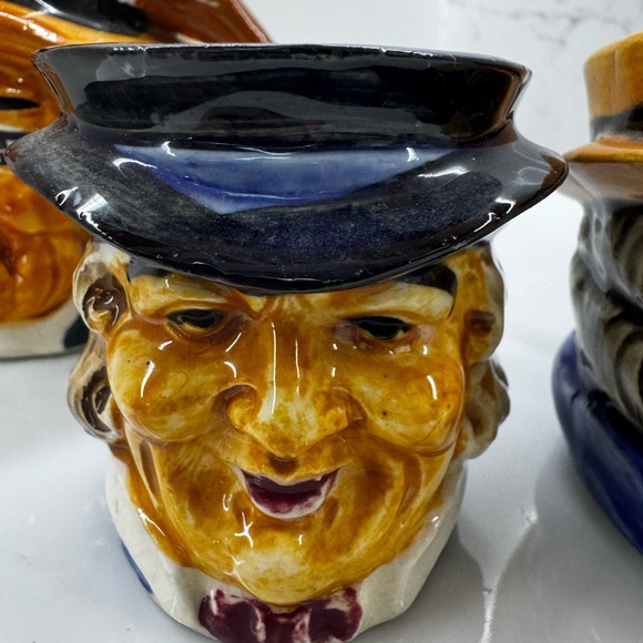 Vintage Toby Mugs made in Japan (lot of 4) - Picture 5 of 14